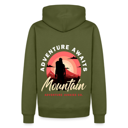 Men’s Premium Hiking / Walking  Hoodie - khaki