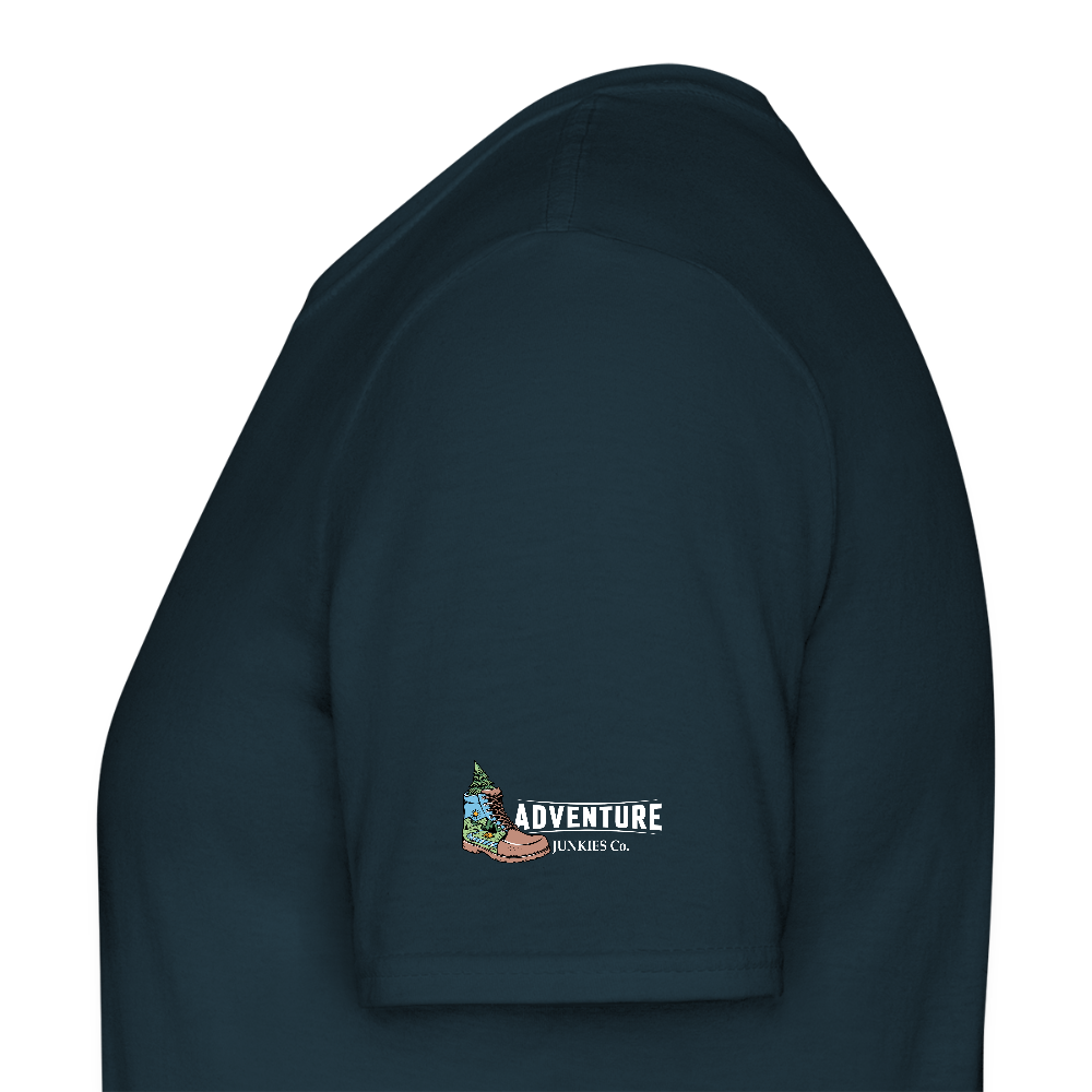 Men's Hiking & Walking T-Shirt - navy