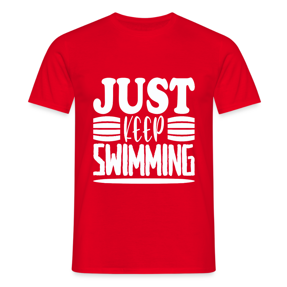 Men's T-Shirt Water Adventures - red