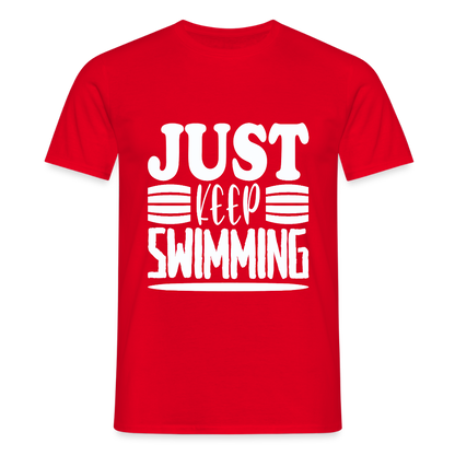 Men's T-Shirt Water Adventures - red