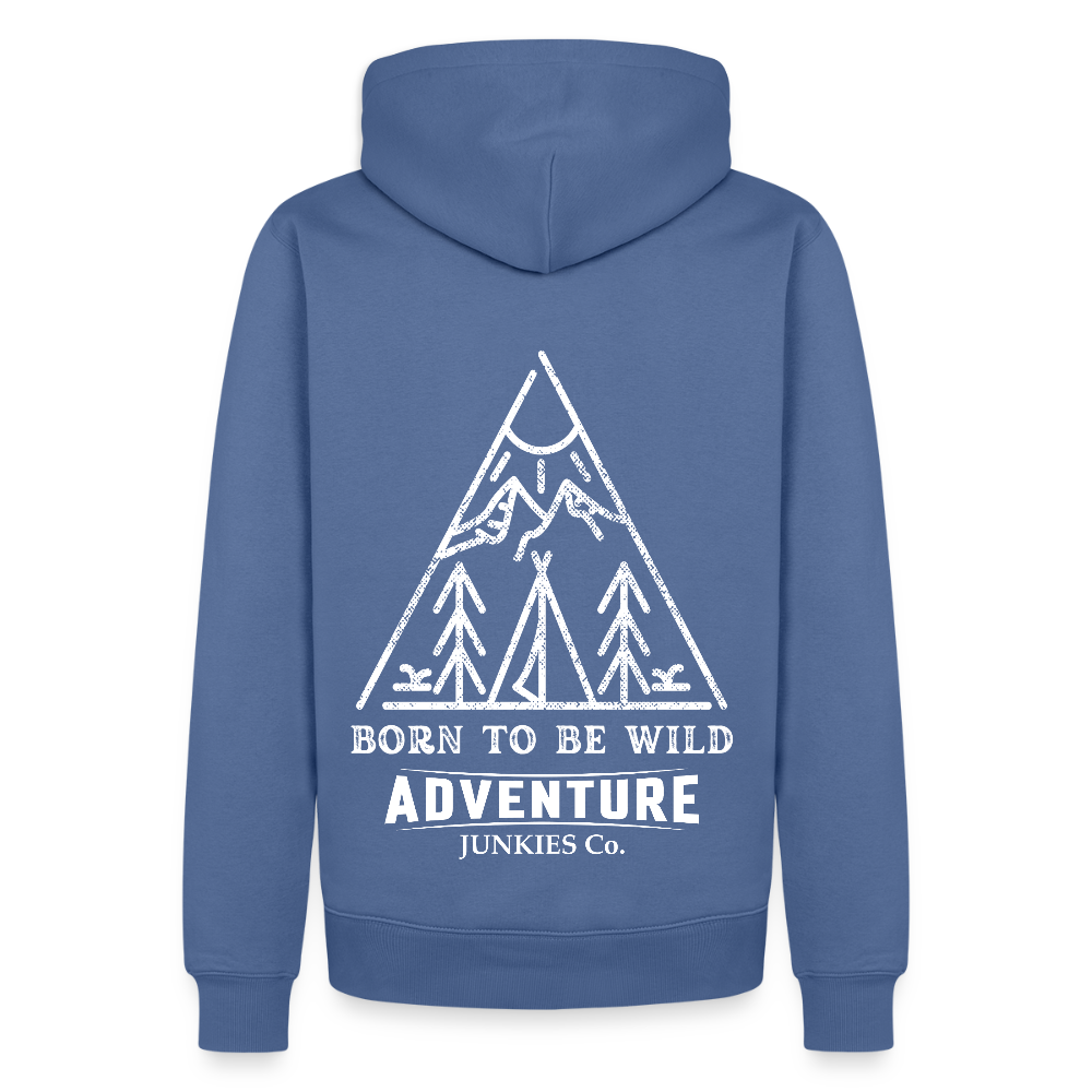 Men’s Premium Hiking / Walking Hoodie - stone blue