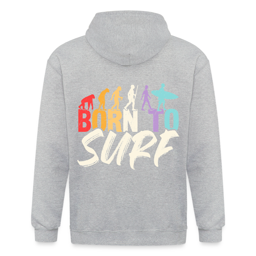 Adult Unisex Heavyweight Hooded Jacket - heather grey