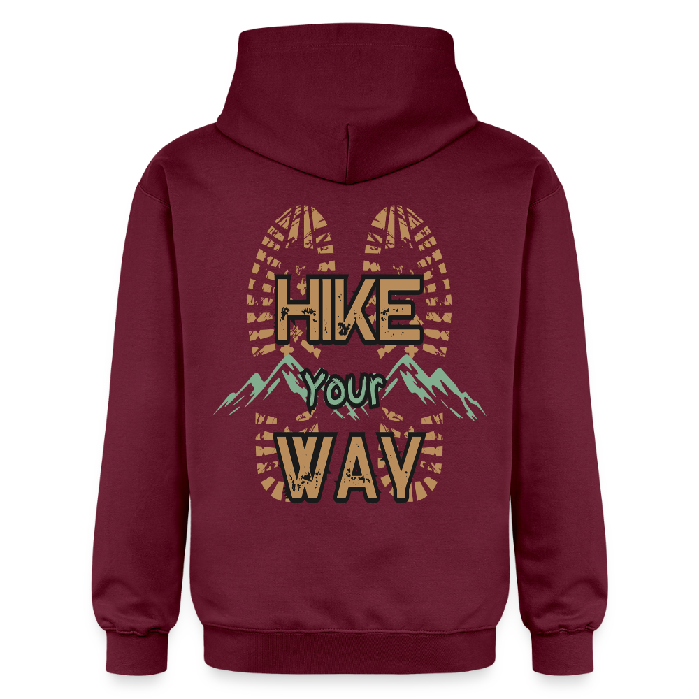 Adult Unisex Midweight Hoodie - maroon