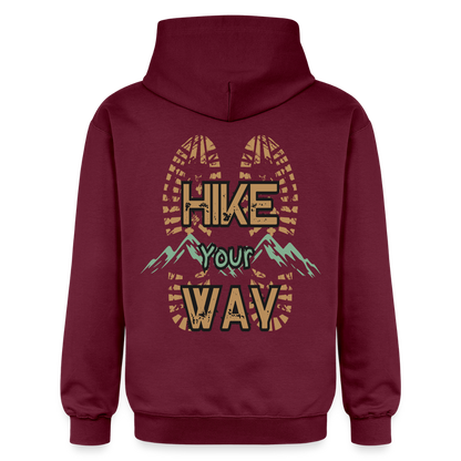 Adult Unisex Midweight Hoodie - maroon