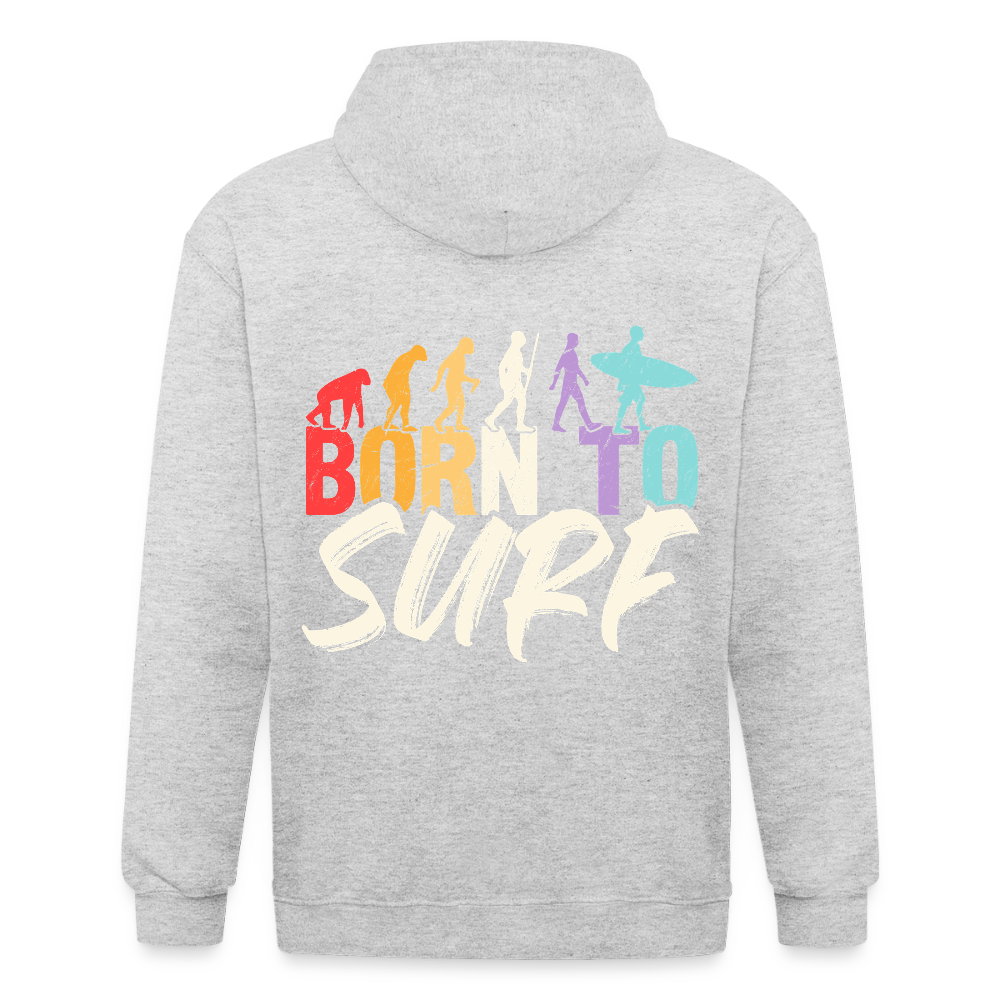 Adult Unisex Heavyweight Hooded Jacket - heather white