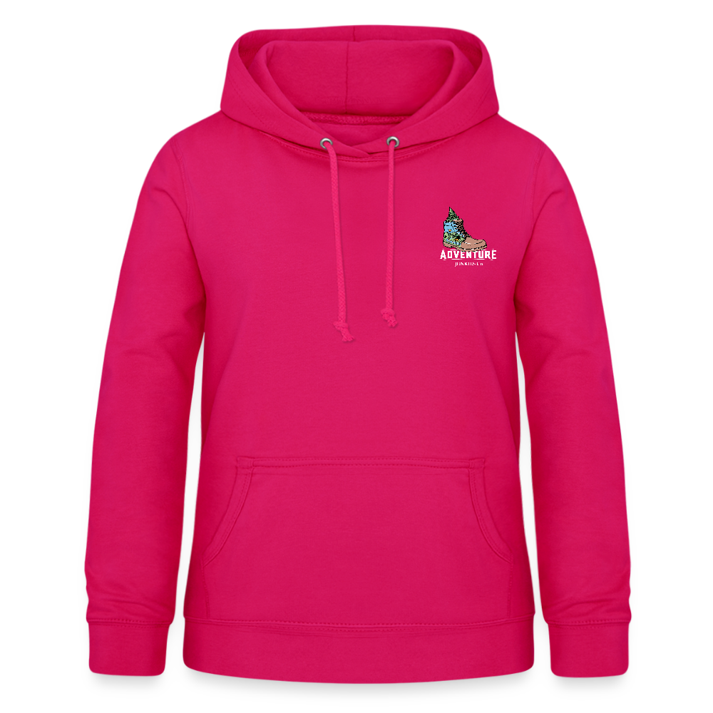 Women's Camping Hoodie - dark pink