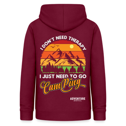 Women's Camping Hoodie - bordeaux