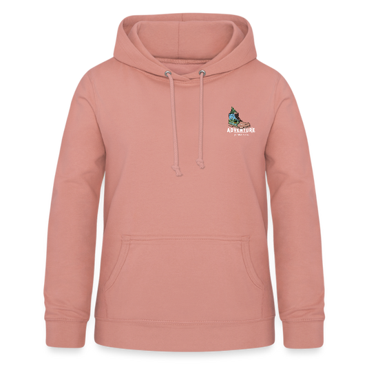 Women's Camping Hoodie - dusky rose