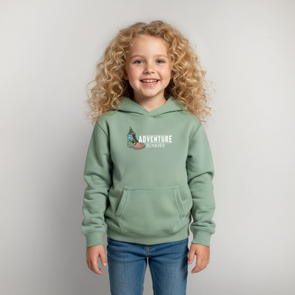 Children's Unisex Hoodie  {Customise Breed & Paw } - steel green