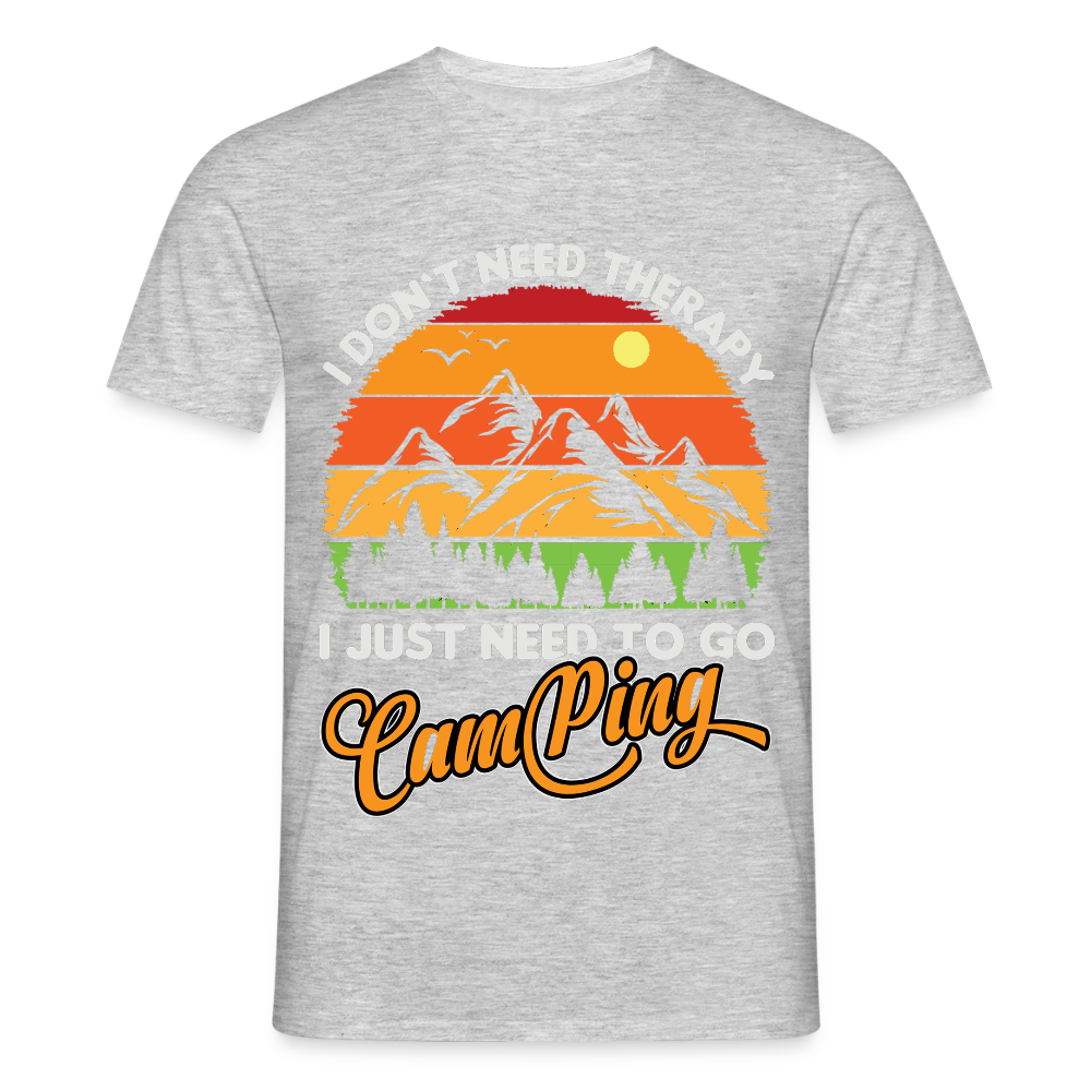 Men's Camping T-Shirt - heather grey