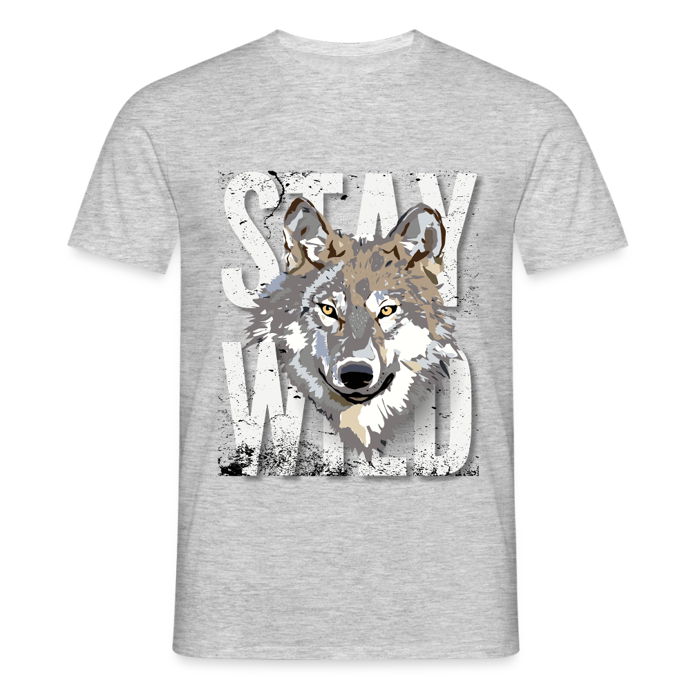 Men's Camping T-Shirt - heather grey
