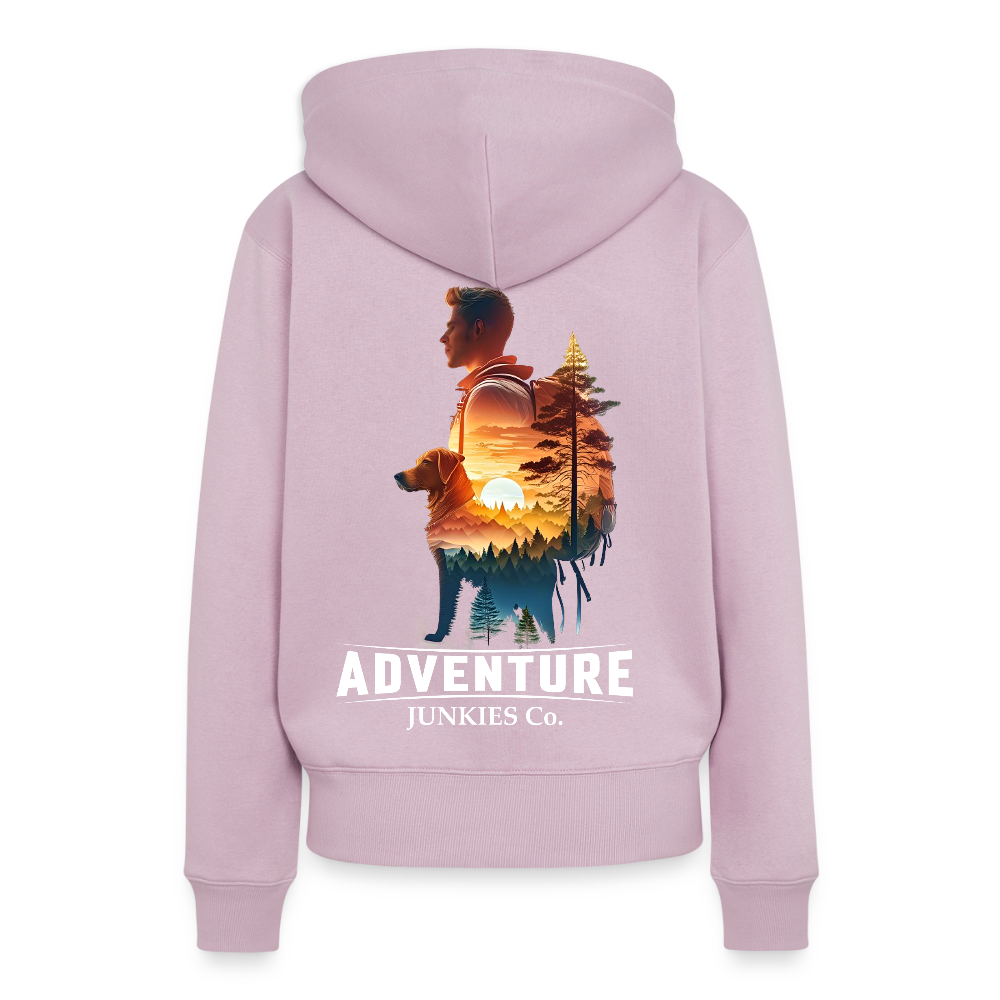 Women’s Premium Hiking /Walking Hoodie - dusky pink