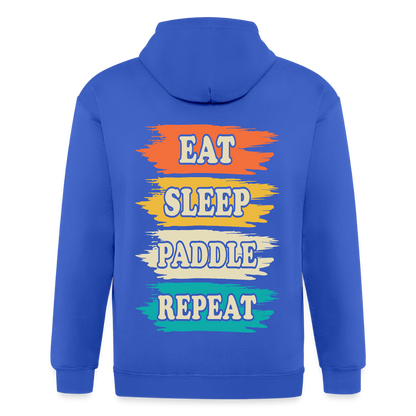 Adult Unisex Heavyweight Hooded Jacket - royal blue