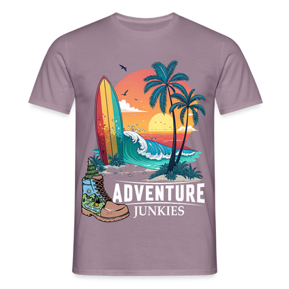 Men's T-Shirt - purple-grey 