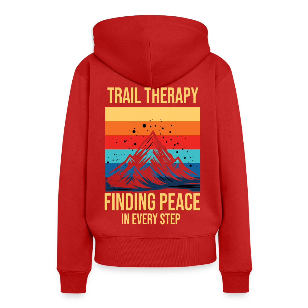 Women’s Premium Hiking/Walking Hoodie - red