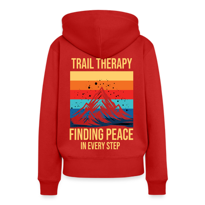 Women’s Premium Hiking/Walking Hoodie - red