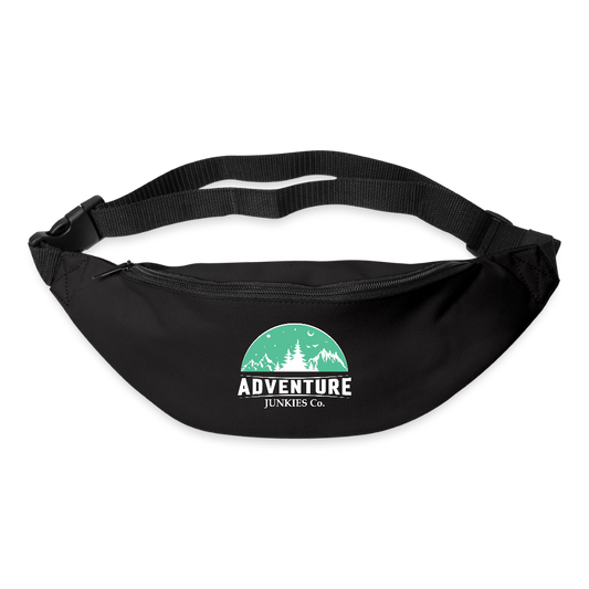 Bum bag Light Green Logo - black