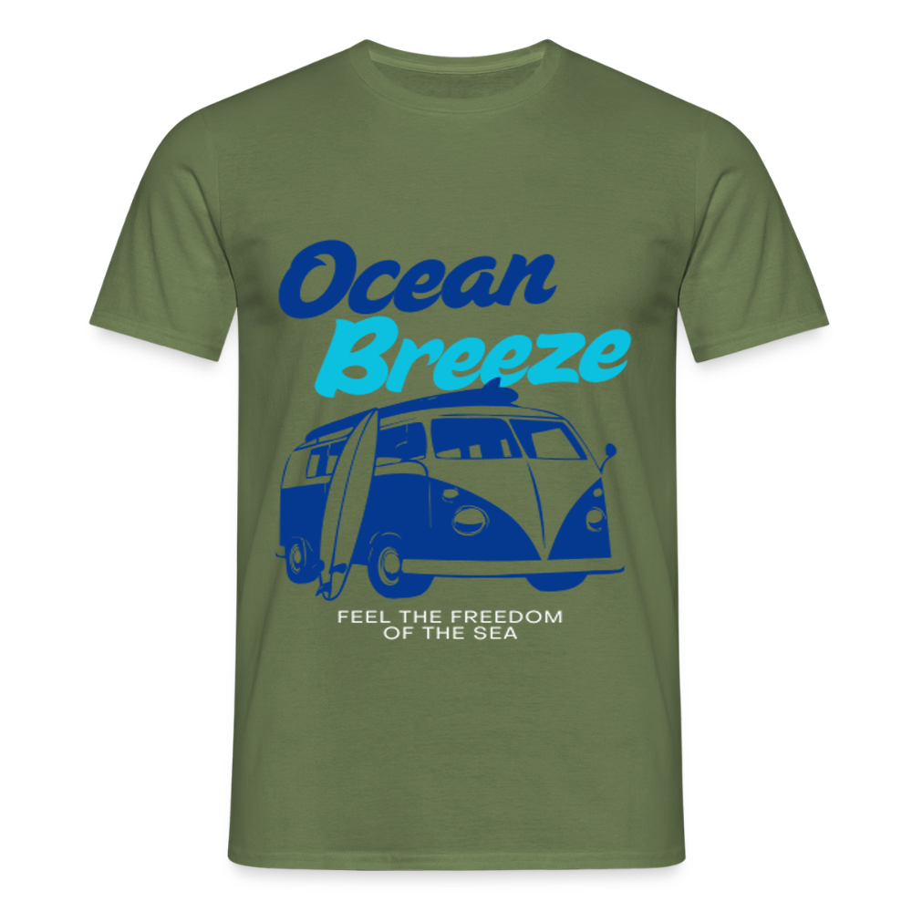 Men's Camping T-Shirt - military green
