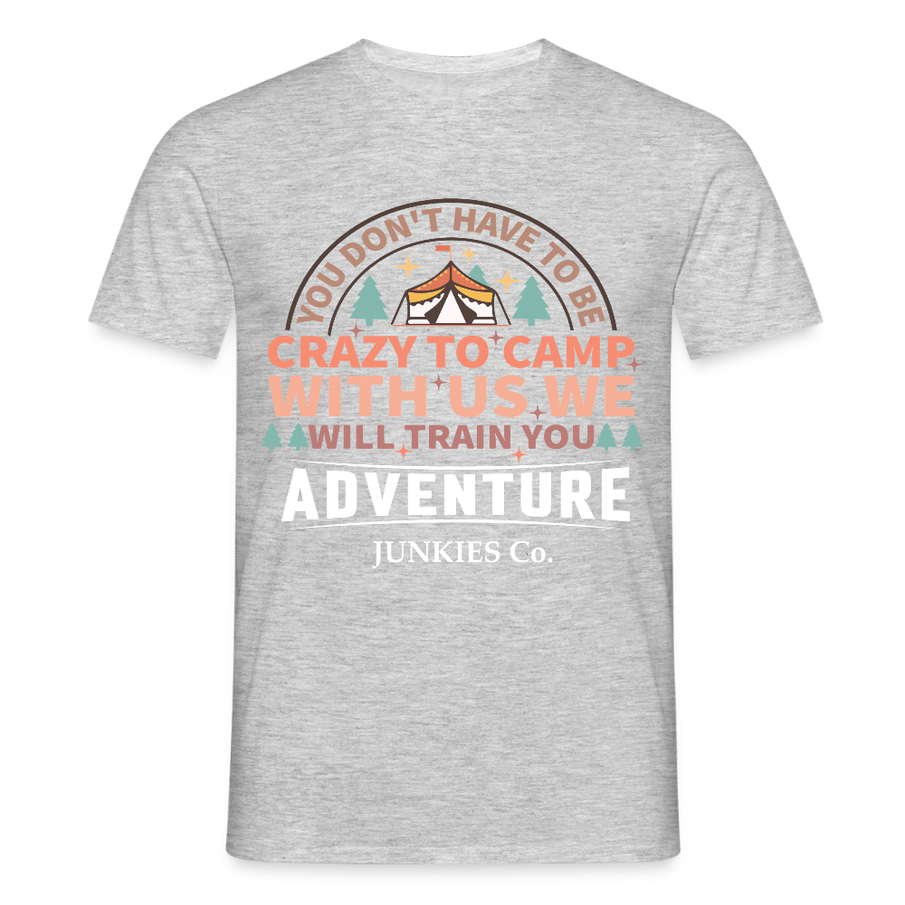 Men's Camping T-Shirt - heather grey
