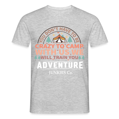 Men's Camping T-Shirt - heather grey