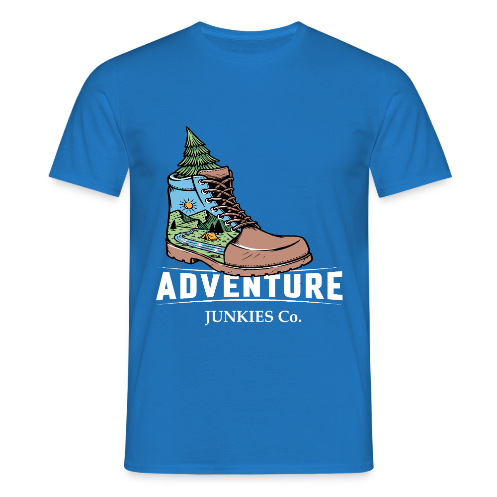 Men's Camping T-Shirt - royal blue
