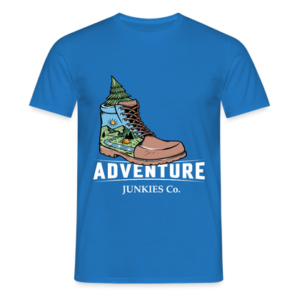 Men's Camping T-Shirt - royal blue