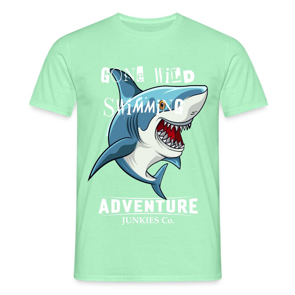 Men's T-Shirt water - mint green
