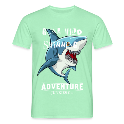 Men's T-Shirt water - mint green