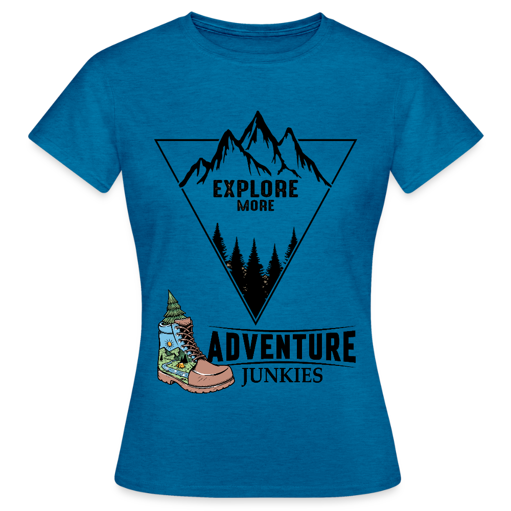 Women's T-Shirt - antique blue sapphire heather
