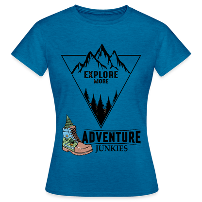 Women's T-Shirt - antique blue sapphire heather