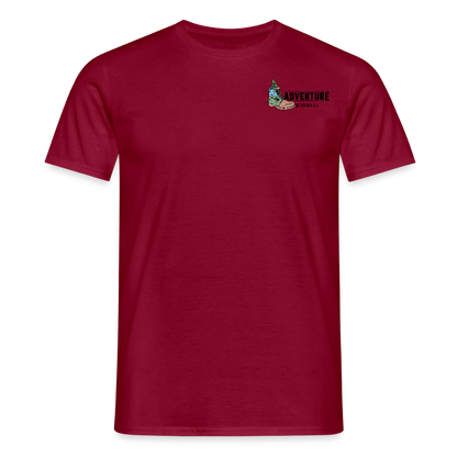 Men's Camping T-Shirt - brick red
