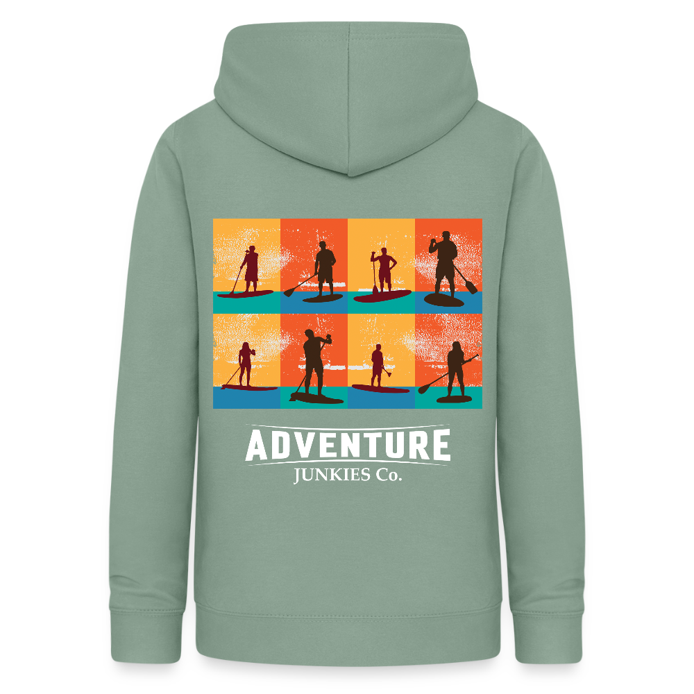 Women's Hoodie Water Adventures - steel green