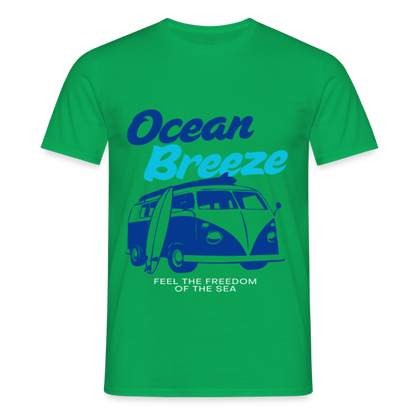 Men's Camping T-Shirt - kelly green
