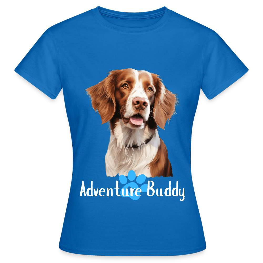 Women's T-Shirt   {Customise Breed & Paw } - royal blue