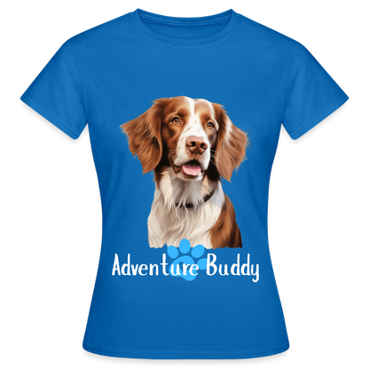 Women's T-Shirt   {Customise Breed & Paw } - royal blue
