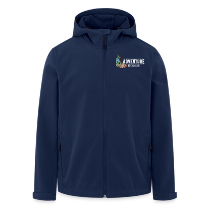 Unisex Recycled Softshell Jacket THE DISCOVERER!! - navy