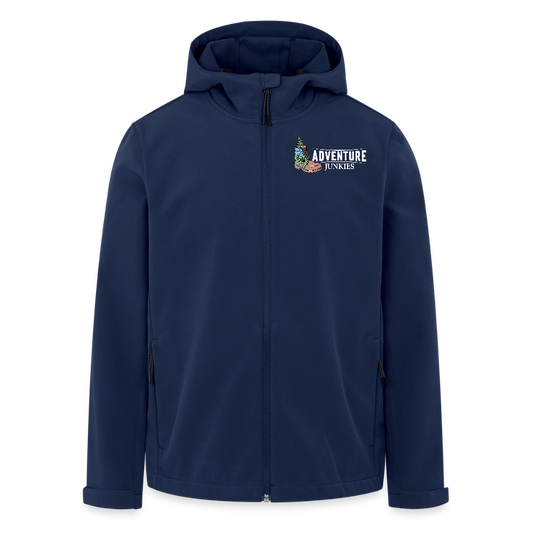 Unisex Recycled Softshell Jacket THE DISCOVERER!! - navy