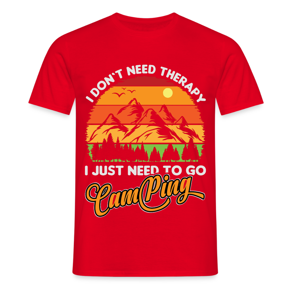 Men's Camping T-Shirt - red