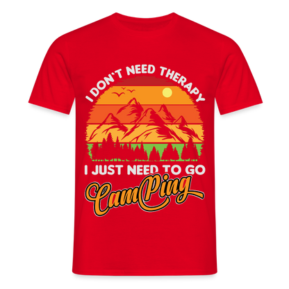 Men's Camping T-Shirt - red