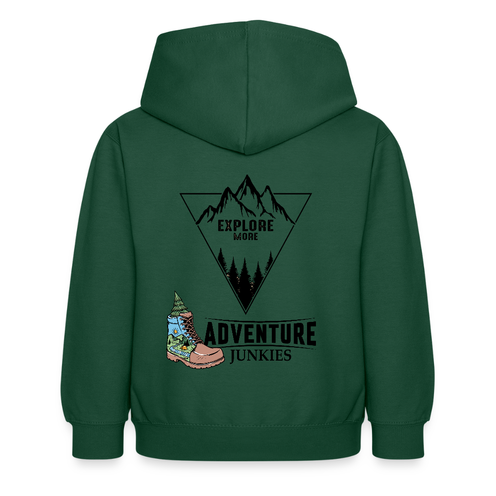 Children's  Unisex Hoodie - bottle green