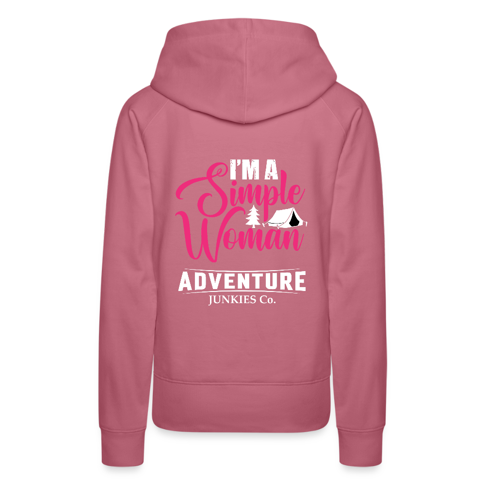 Women’s Premium Hoodie Mauve - mauve