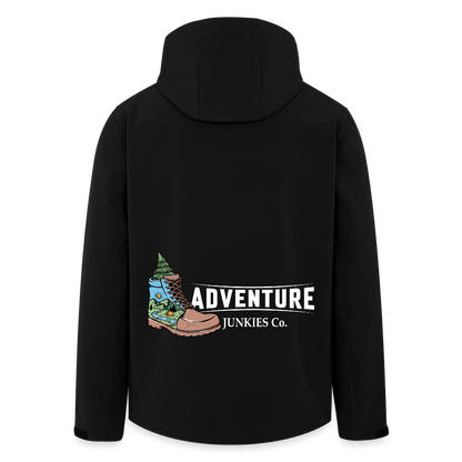 Unisex Recycled Softshell Jacket THE DISCOVERER!! - black