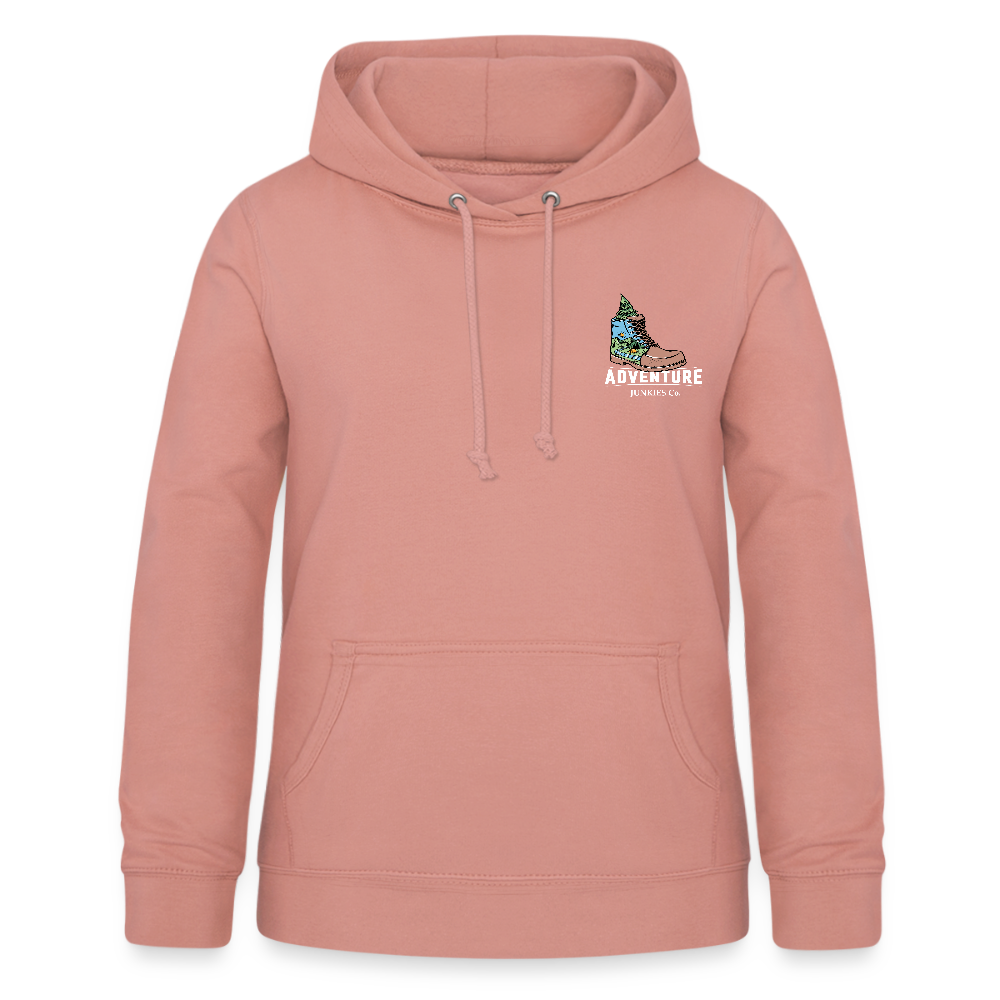 Women's Camping Hoodie - dusky rose
