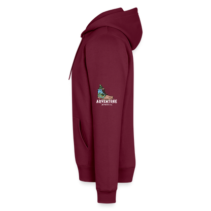 Men’s Premium Hiking / Walking  Hoodie - burgundy