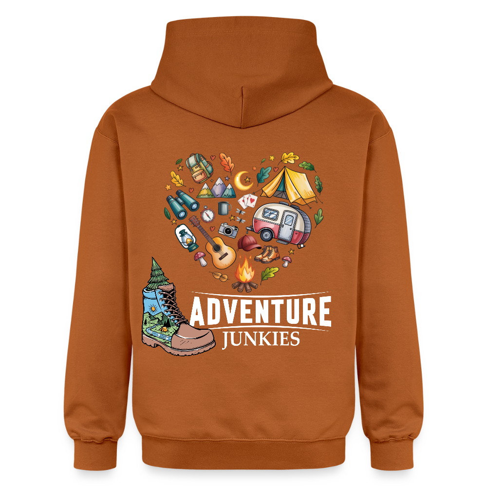 Unisex Midweight Hoodie - Athletic Orange