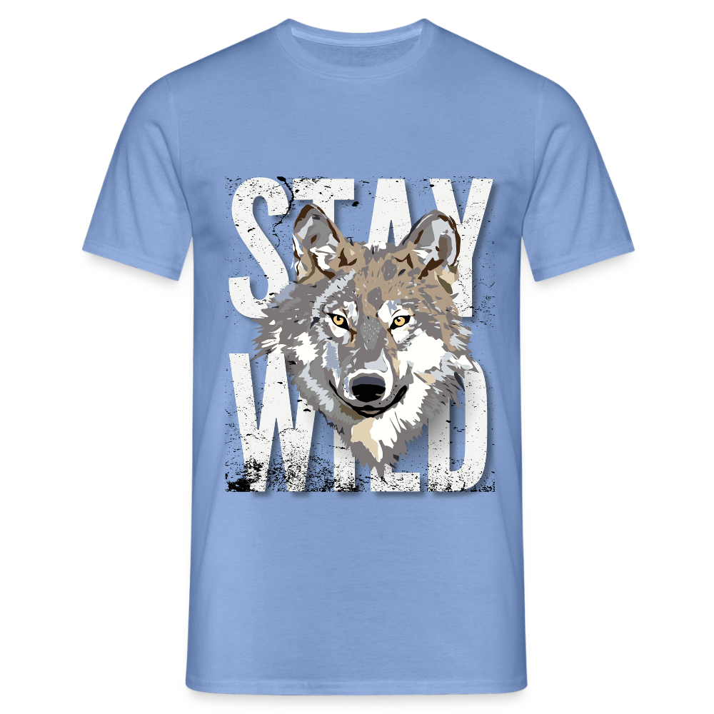 Men's Camping T-Shirt - carolina blue