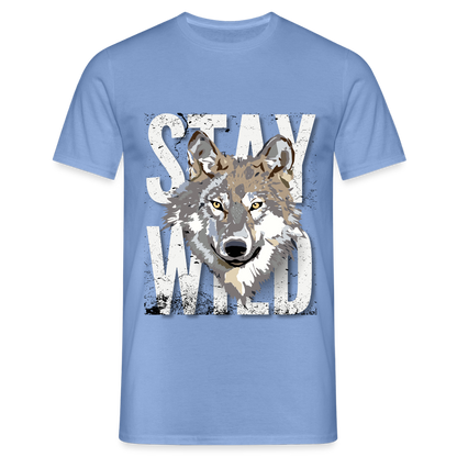 Men's Camping T-Shirt - carolina blue