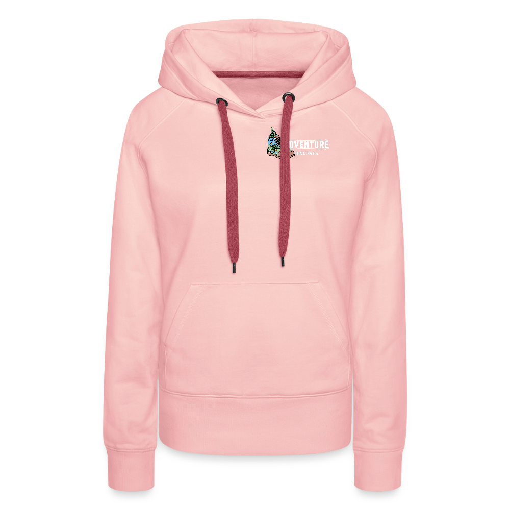 Women’s Premium Hiking / Walking Hoodie - crystal pink