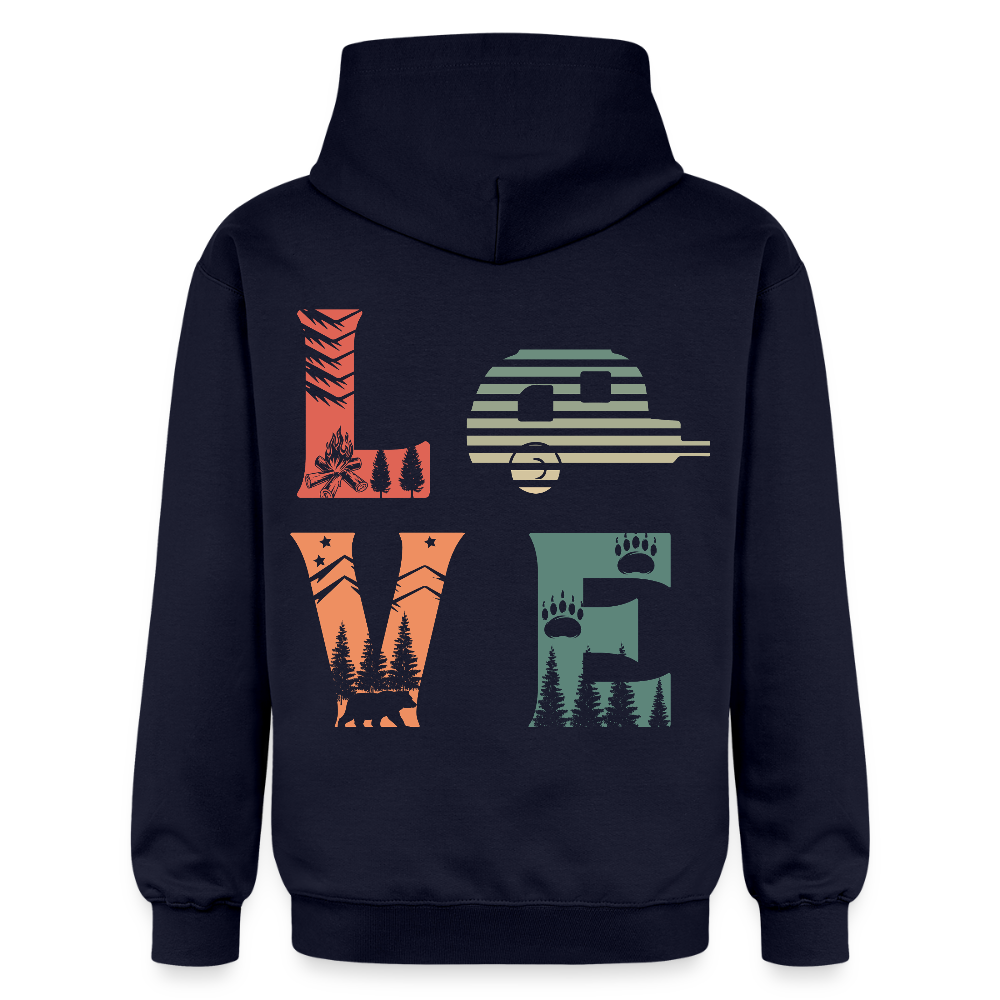 Unisex Midweight Hoodie - navy