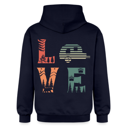 Unisex Midweight Hoodie - navy